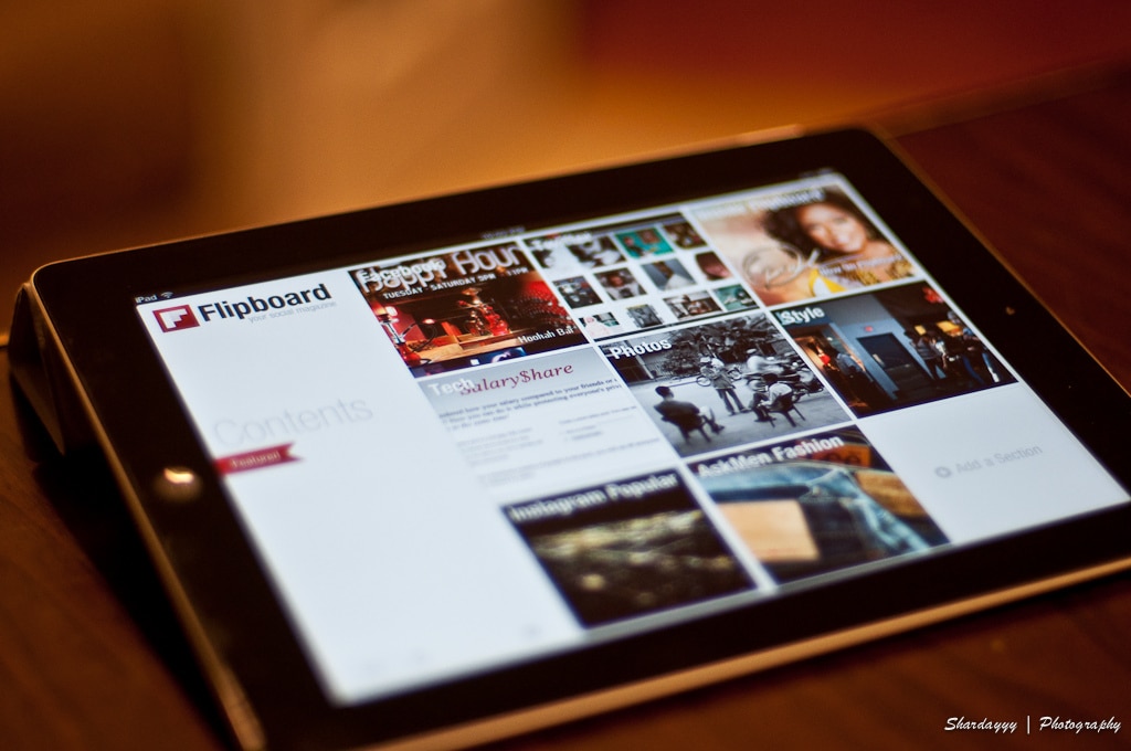 Flipboard é um dos leitores de RSS mais usados em tablets e celulares